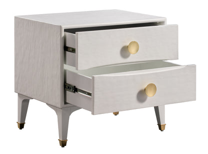 Divine White Nightstand Bedside Table