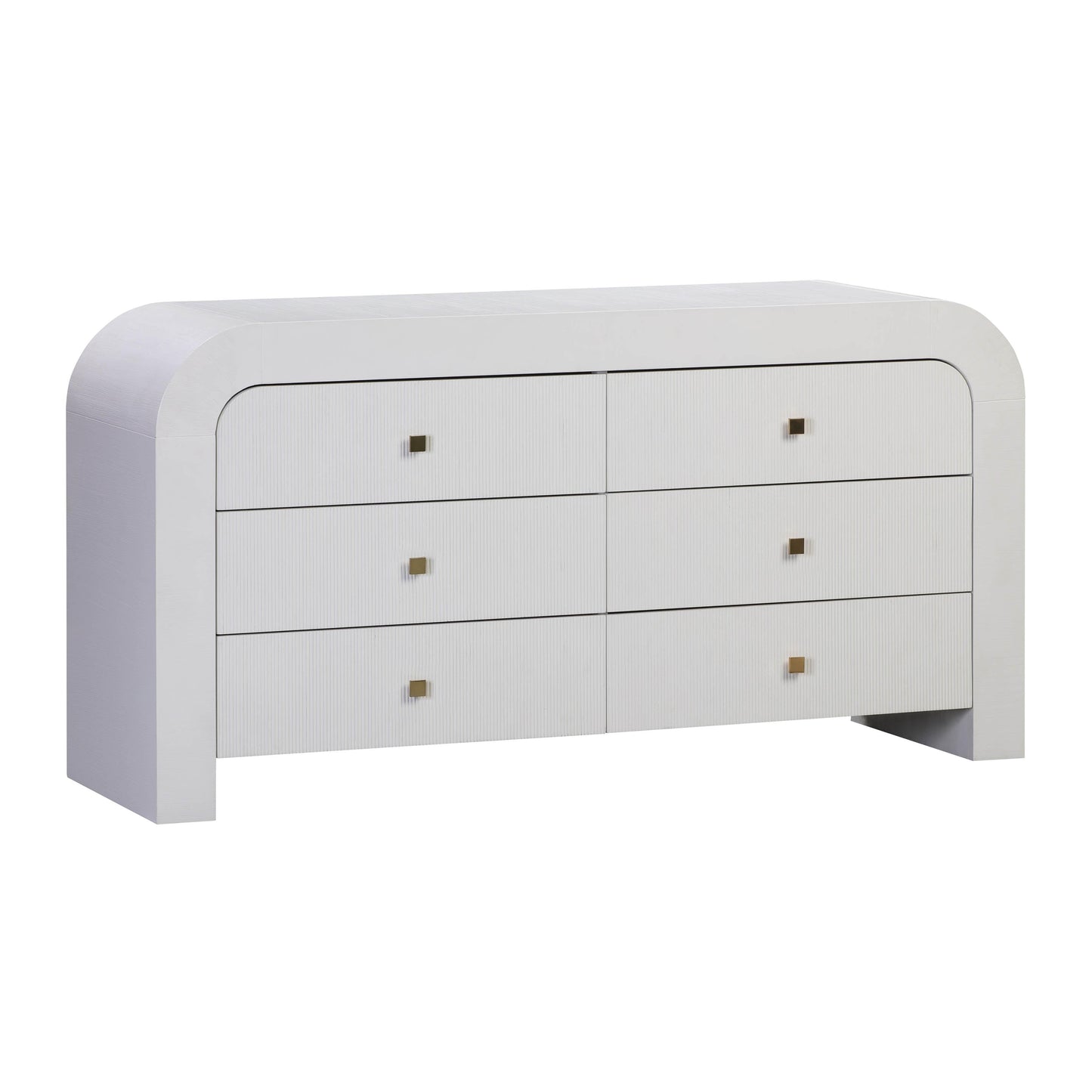 Hump 6 Drawer White Dresser Sideboard With Drawers