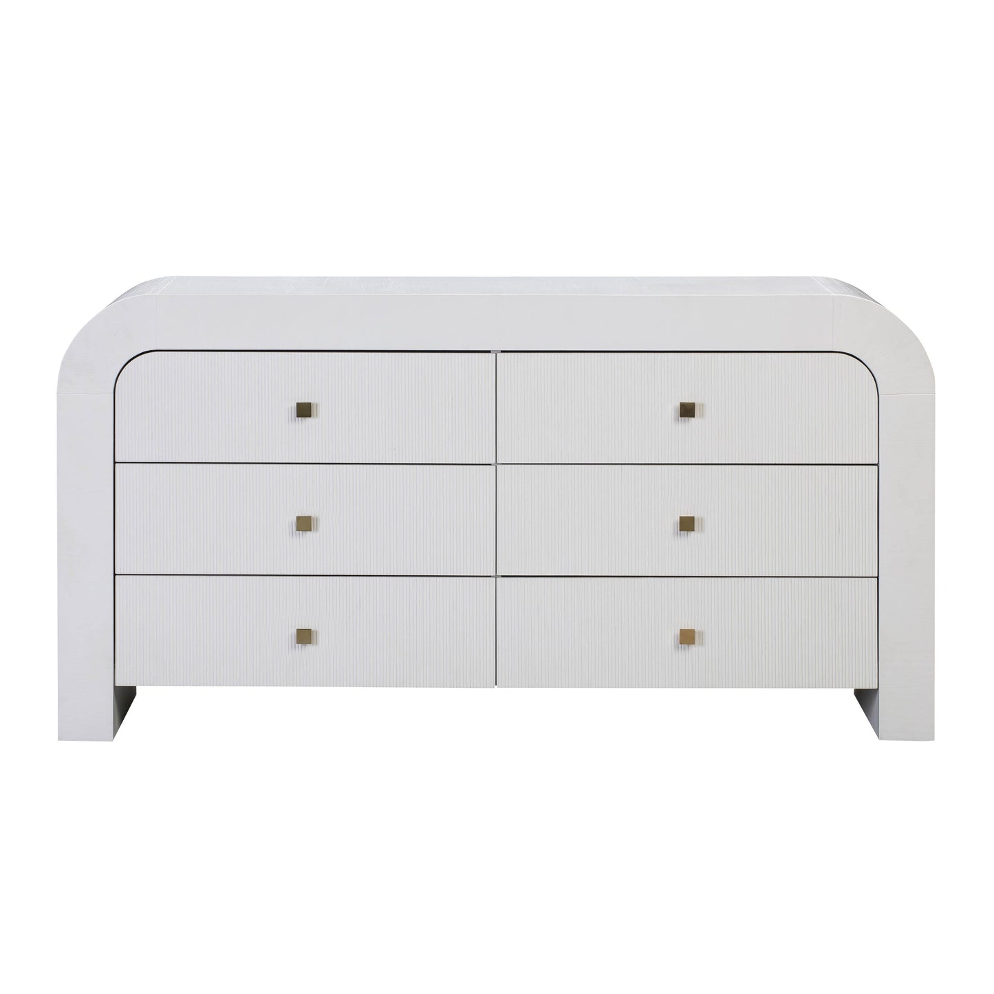 Hump 6 Drawer White Dresser Sideboard With Drawers