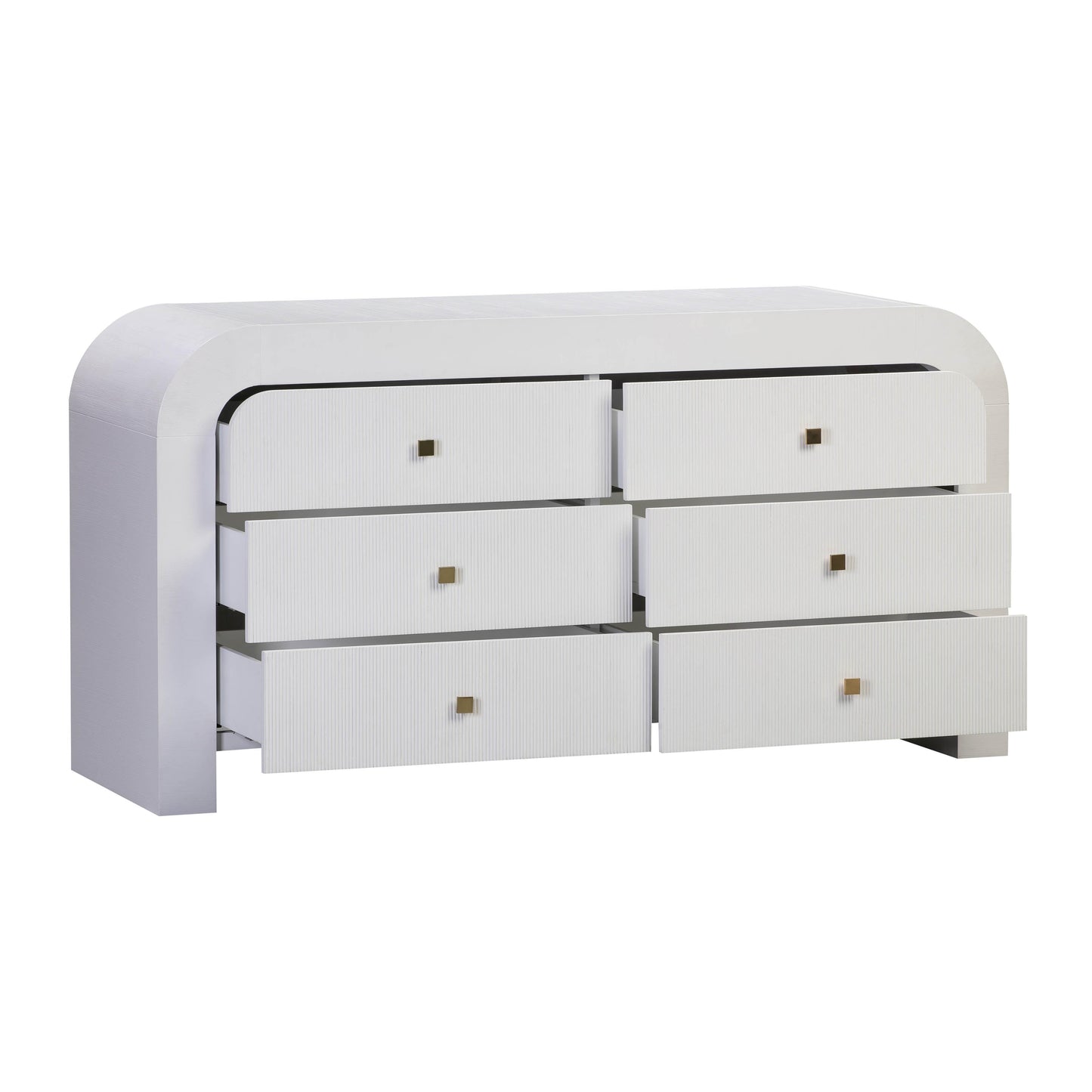 Hump 6 Drawer White Dresser Sideboard With Drawers