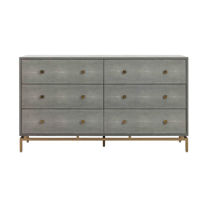 Pesce Shagreen 6 Drawer Dresser Sideboard