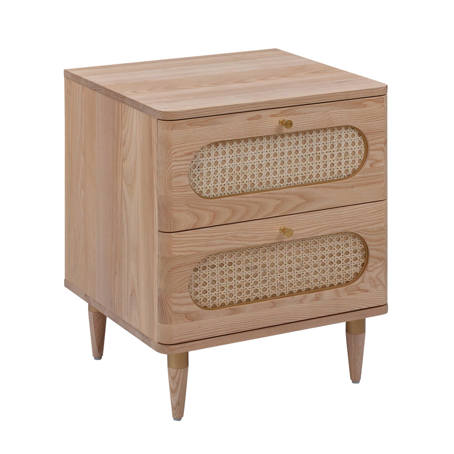 Carmen Cane Nightstand Bedside Table