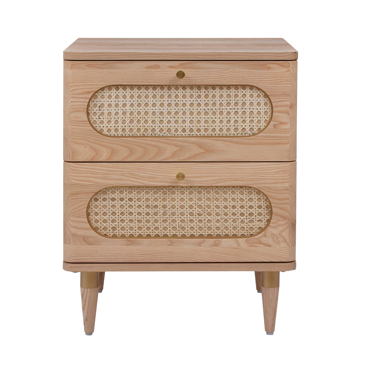 Carmen Cane Nightstand Bedside Table