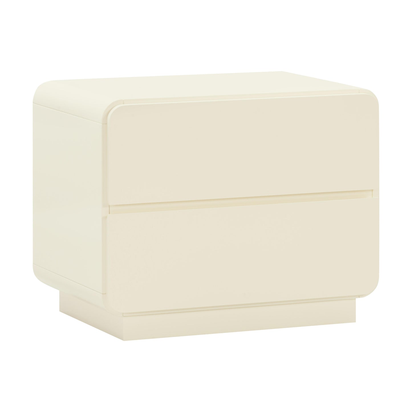 Sagura Cream Nightstand Bedside Table