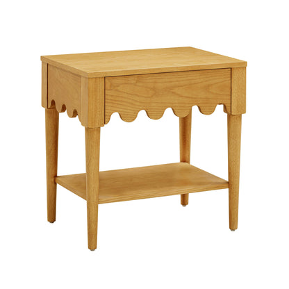 Oodle Natural Ash Nightstand Side Table