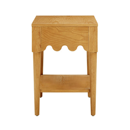 Oodle Natural Ash Nightstand Side Table