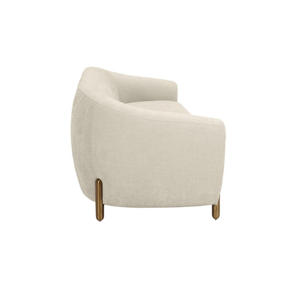 Lina Cream Textured Linen Sofa