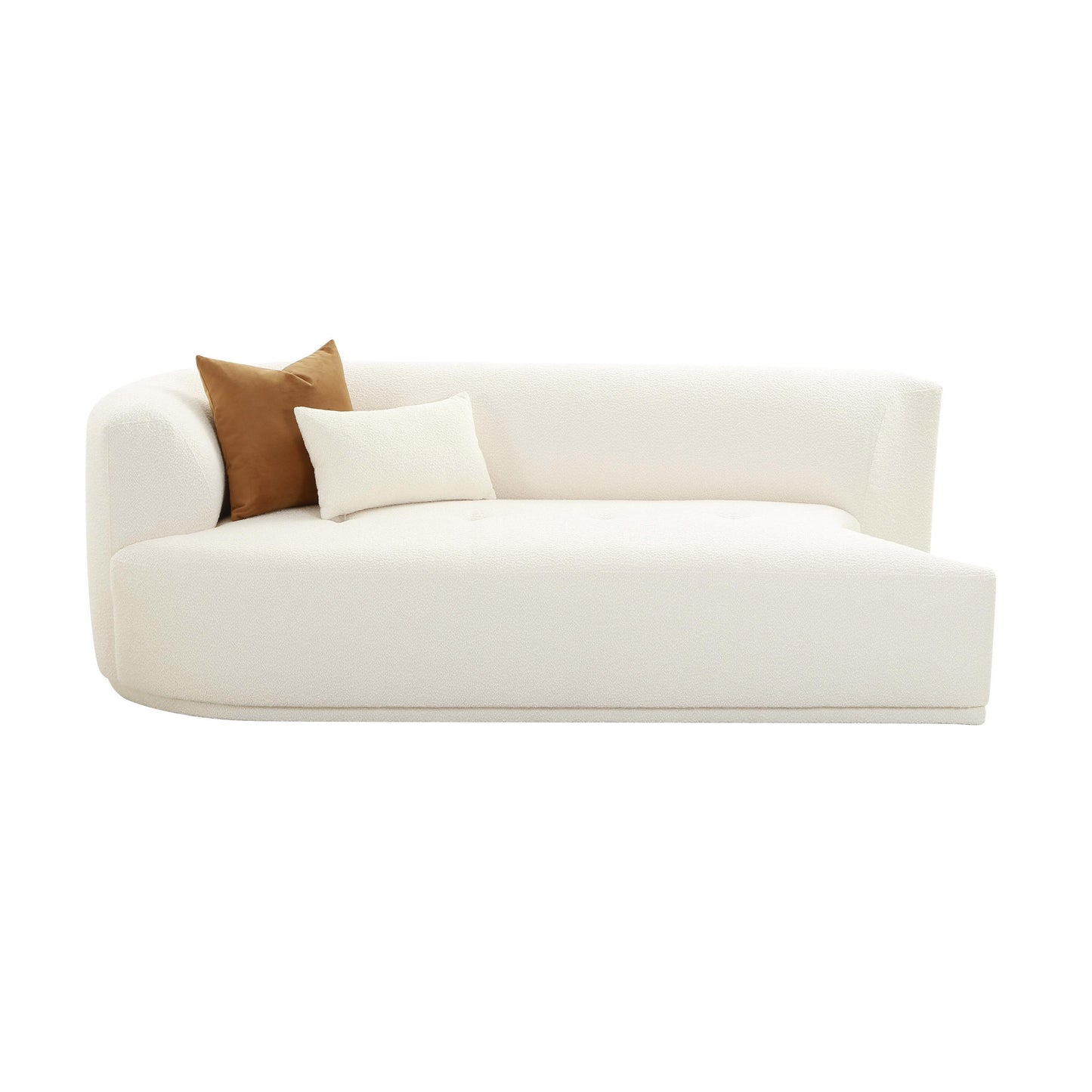 Fickle Cream Boucle Modular LHF Loveseat