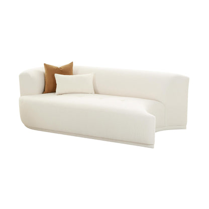 Fickle Cream Boucle Modular LHF Loveseat