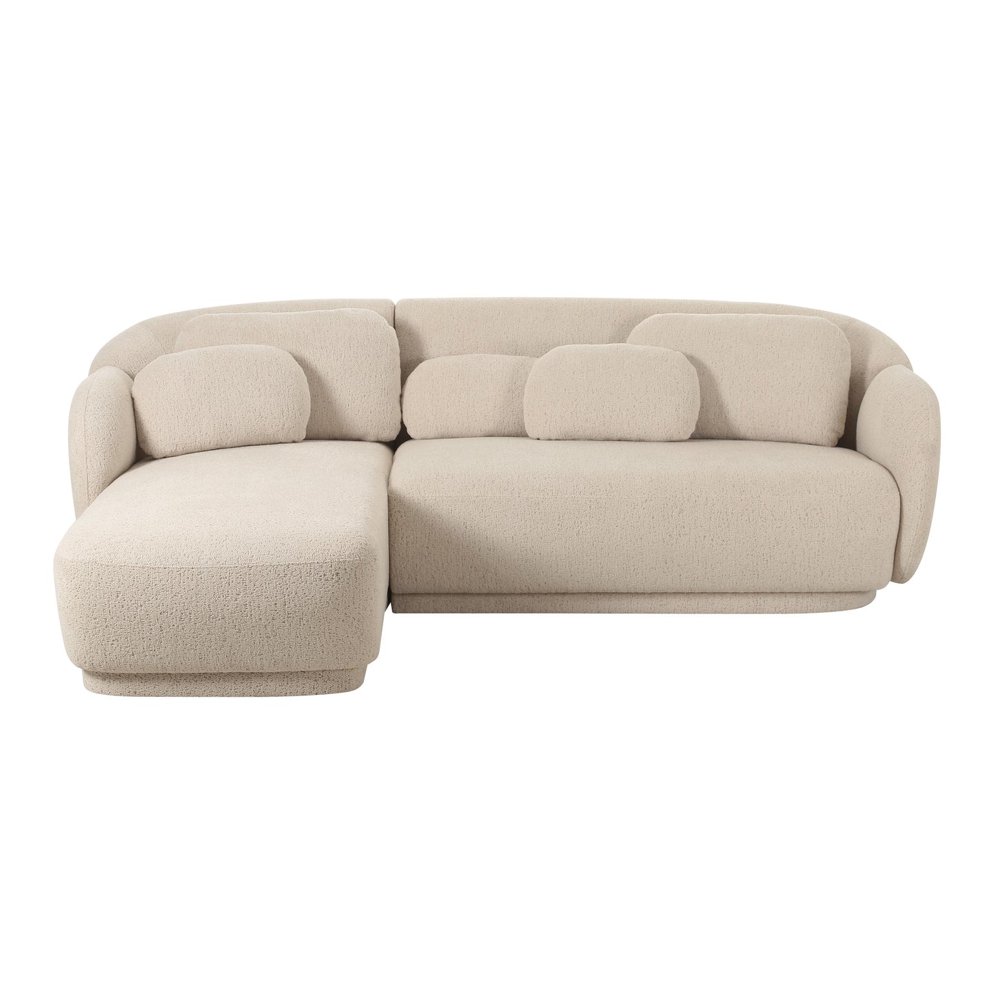 Misty Cream Boucle Sectional LHF