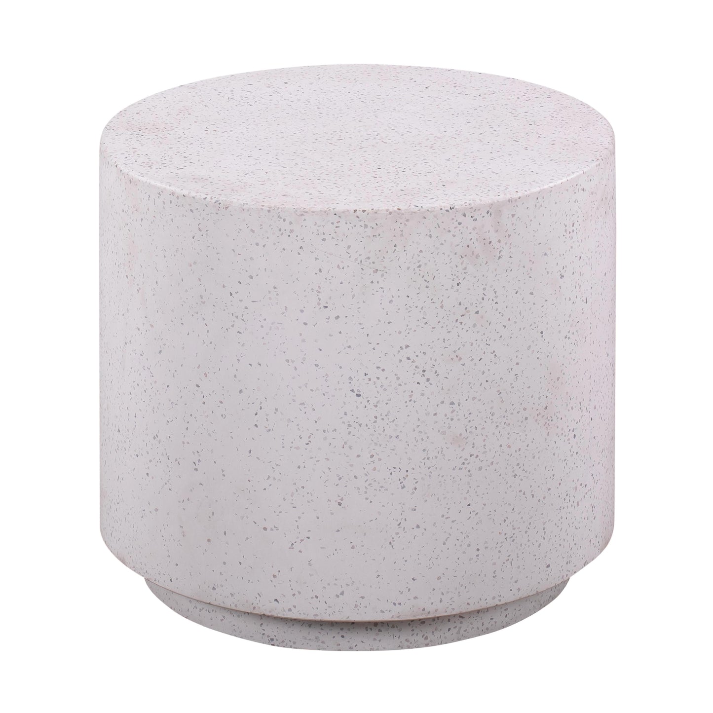 Terrazzo Light Speckled Indoor or Outdoor Side Table