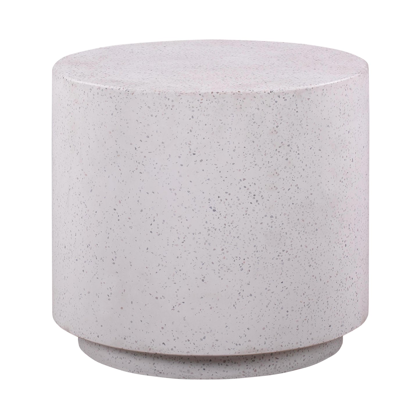 Terrazzo Light Speckled Indoor or Outdoor Side Table