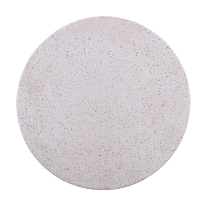 Terrazzo Light Speckled Indoor or Outdoor Side Table