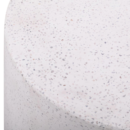 Terrazzo Light Speckled Indoor or Outdoor Side Table