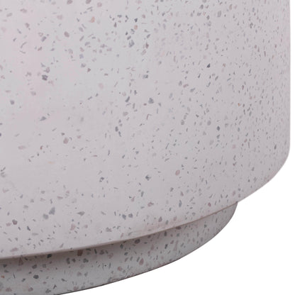 Terrazzo Light Speckled Indoor or Outdoor Side Table