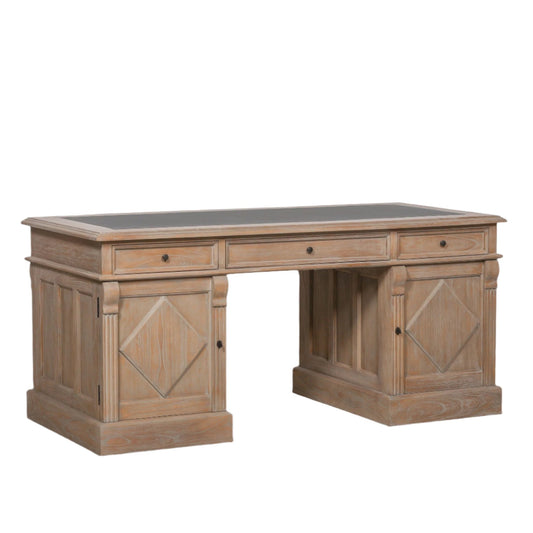 Rustic Wooden Executive Desk