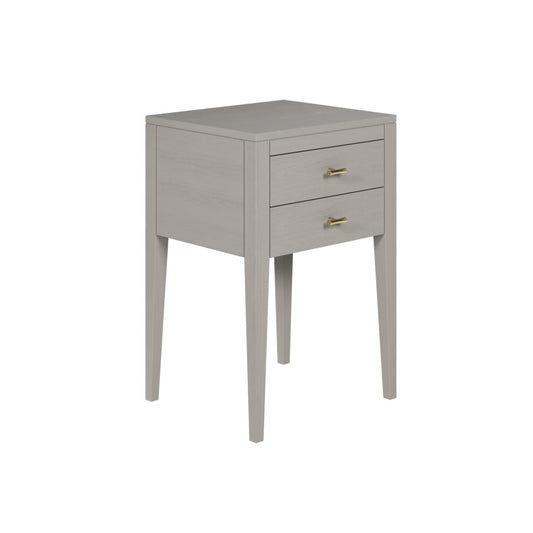 Pablo Bedside Grey Two Drawers