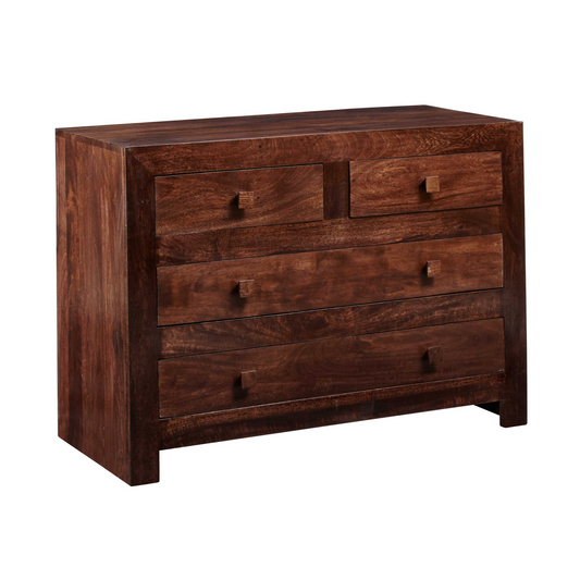 Dockland Dark Mango Four Drawer Dressing Chest