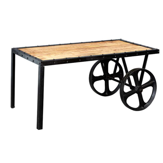 Ironbridge Industrial Cart Coffee Table