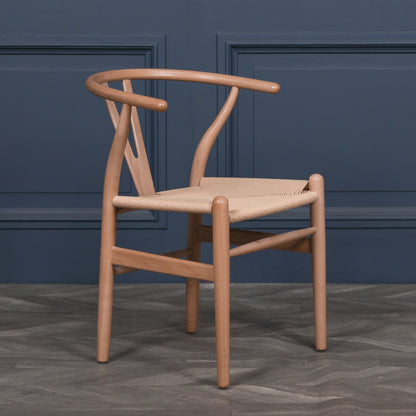 Wishbone Natural Wooden Dining Chair