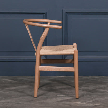 Wishbone Natural Wooden Dining Chair