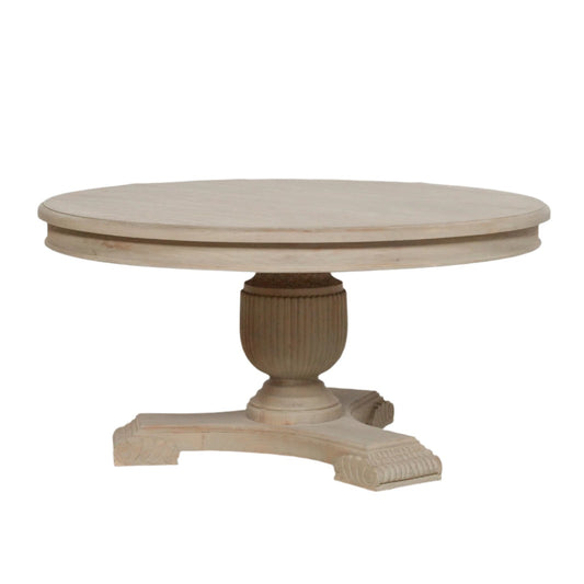 150cm Rustic Round Dining Table