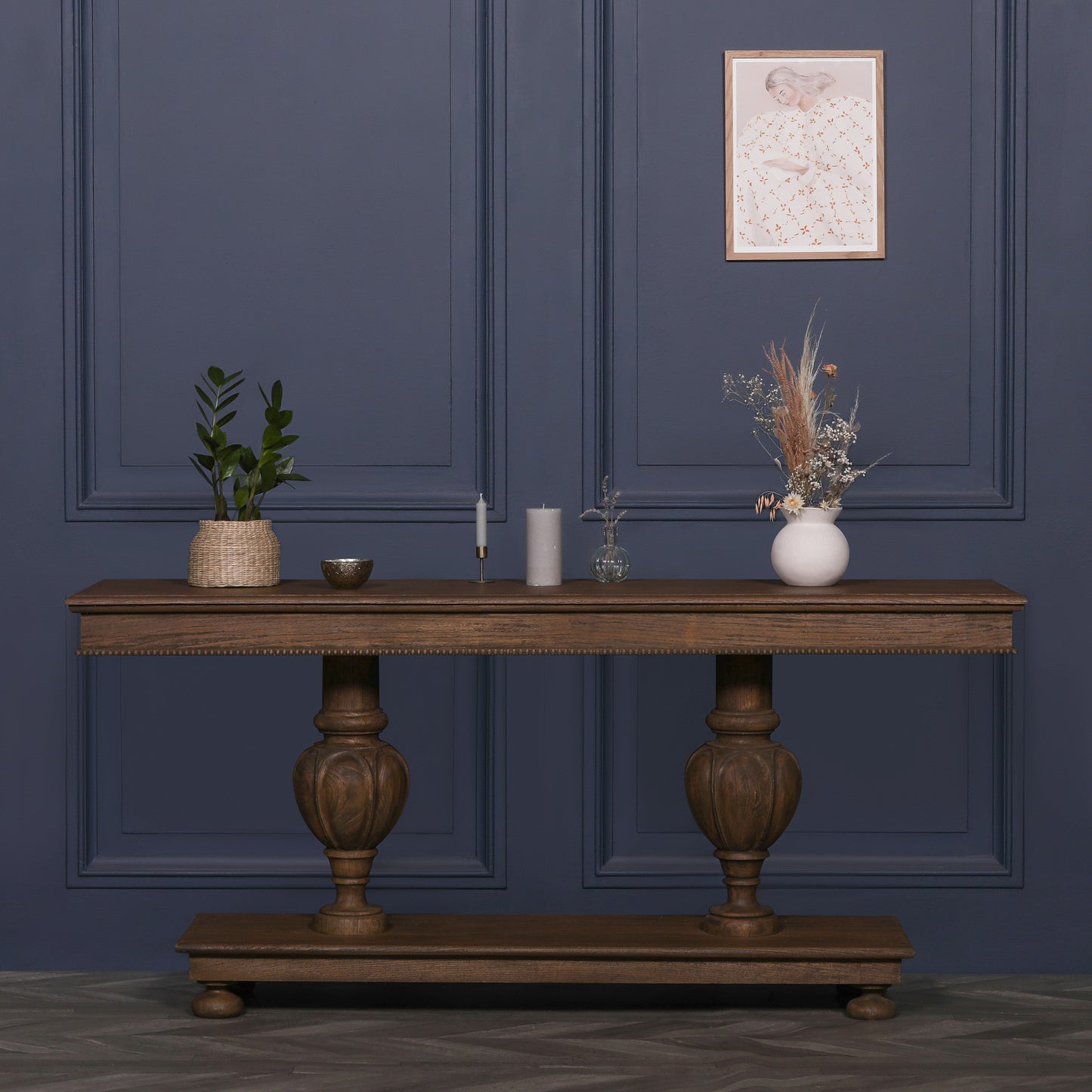 Rustic Wooden Console