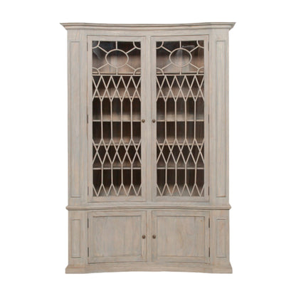 Concave Wooden Display Cabinet