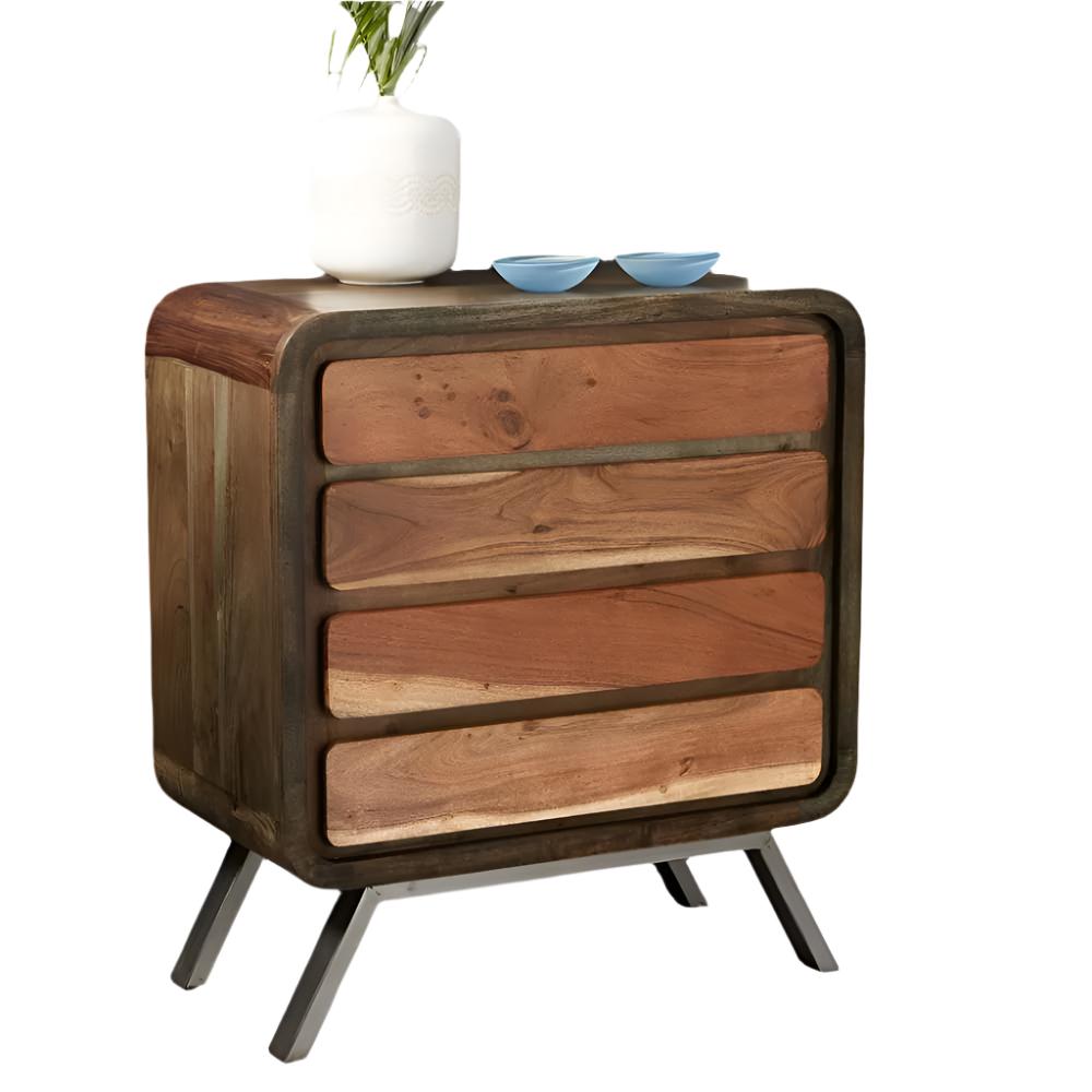 Aspen 4 Drawer Wide Chest