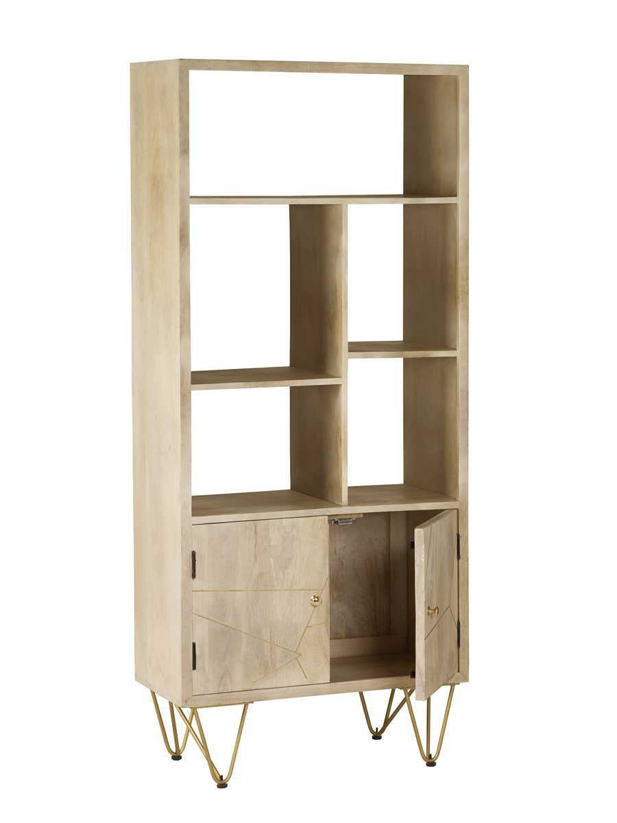 Rook Large Bookcase Two Door