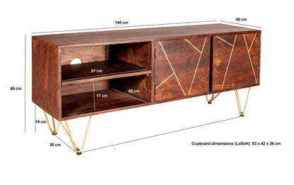 Jai Solid Mango Wood Plasma Media Unit