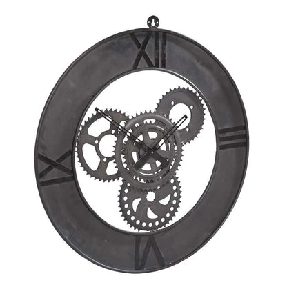 Banner Metal Clock Large