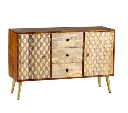 Ziggy Solid Mango Wood Large Sideboard