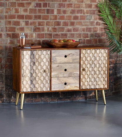 Ziggy Solid Mango Wood Large Sideboard