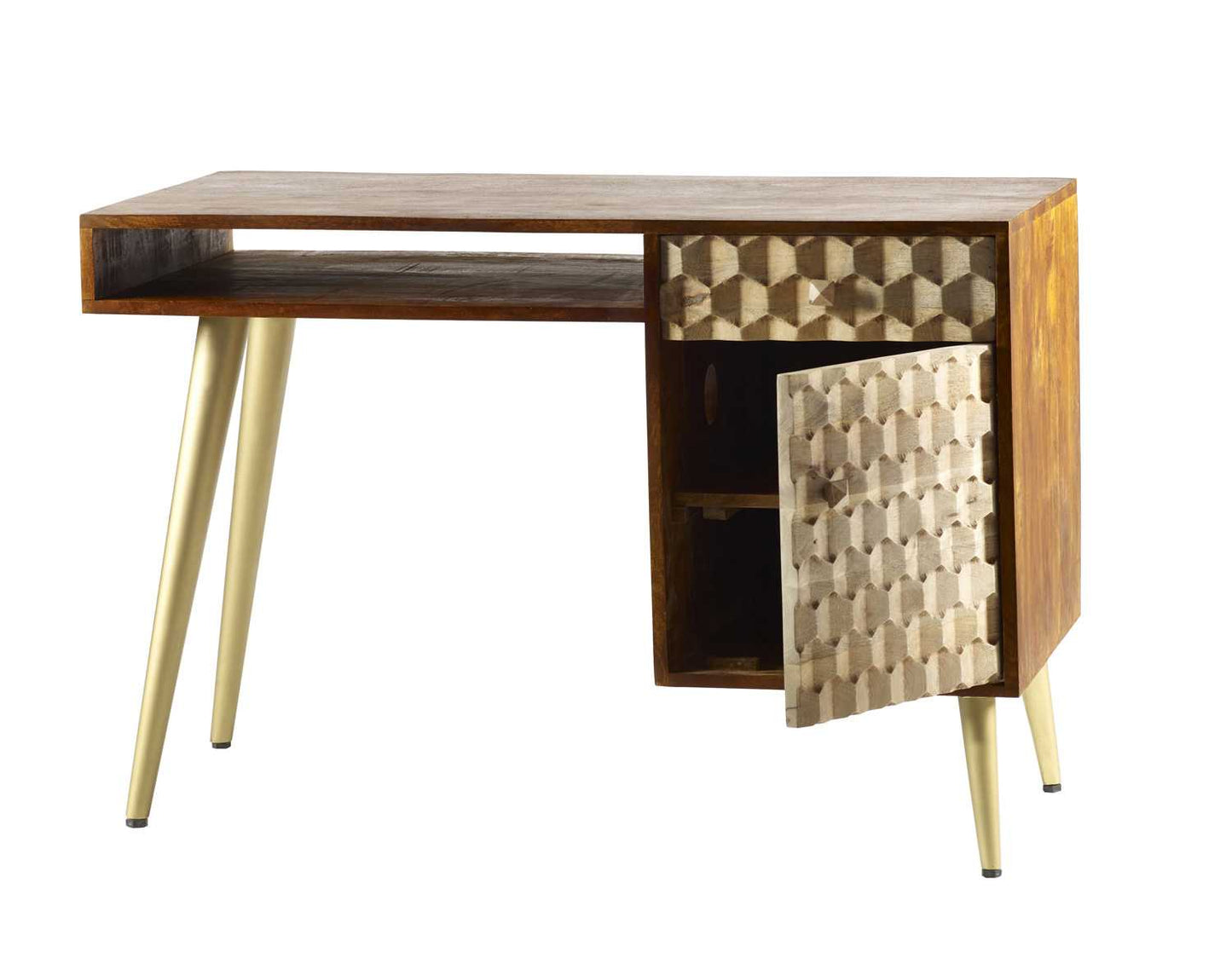 Ziggy Solid Mango Wood Desk