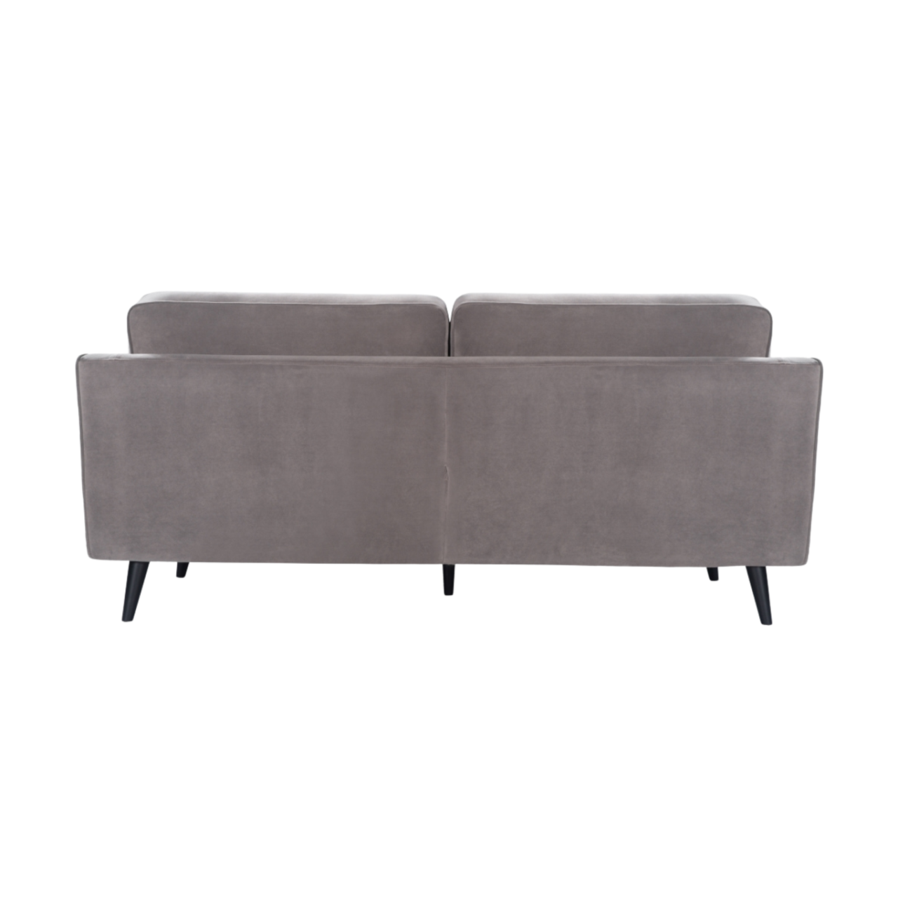 Daffy 2.5 Seat Sofa Stone Grey Velvet