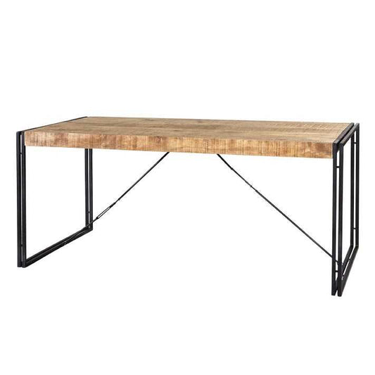 Ironbridge Industrial Metal & Wood Dining Table - Medium