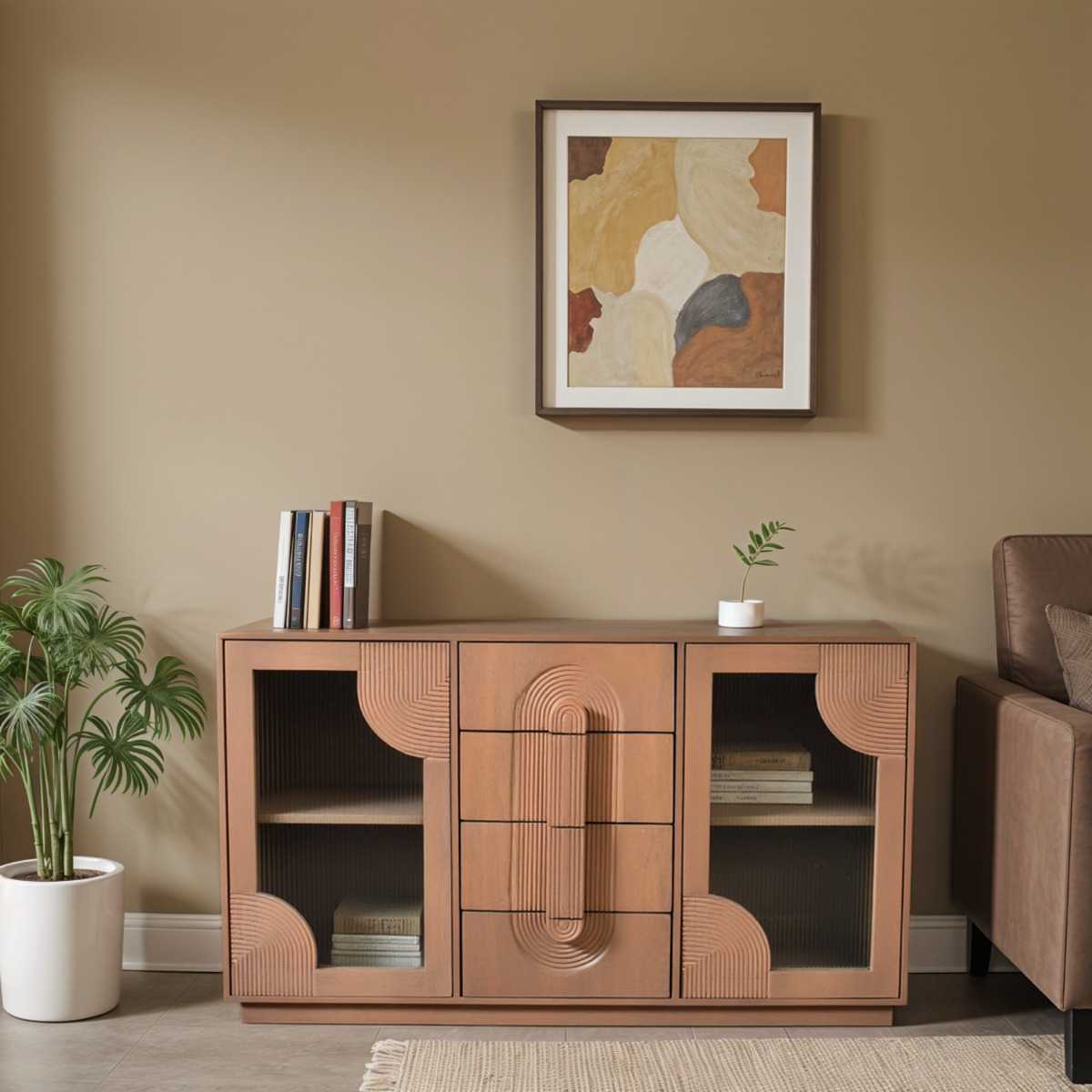 Indus Solid Wooden Extra Large Sideboard