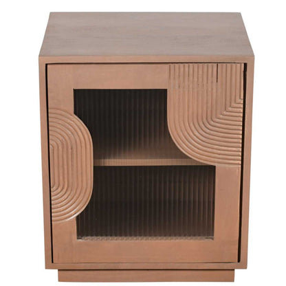 Indus Solid Wood Bedside Table