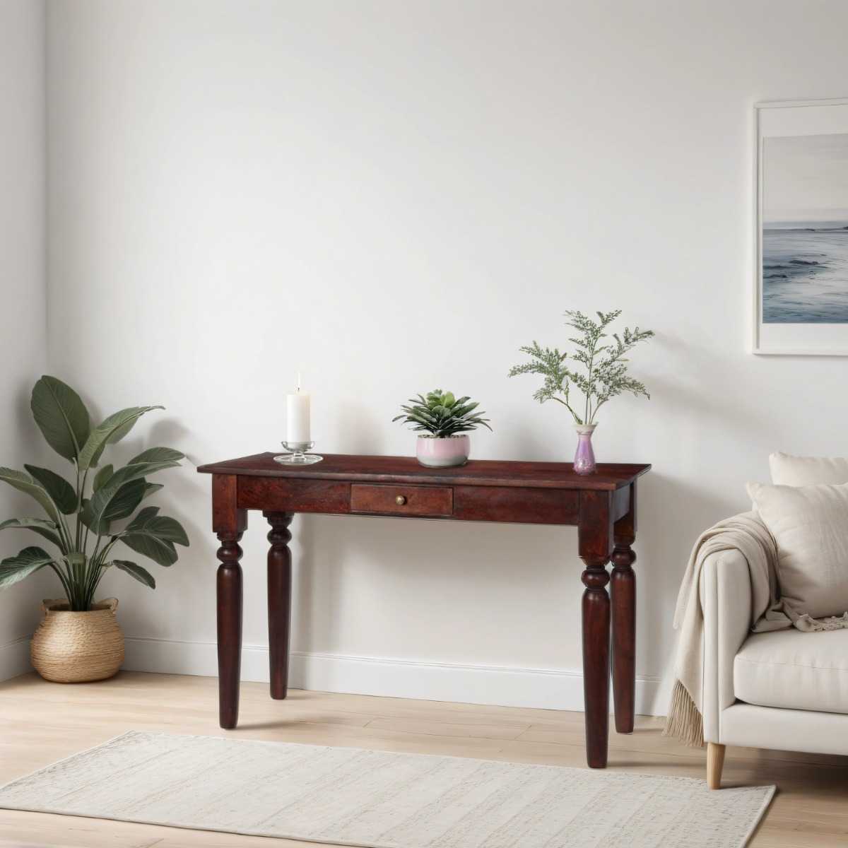 Duval Dark Mango Console Table