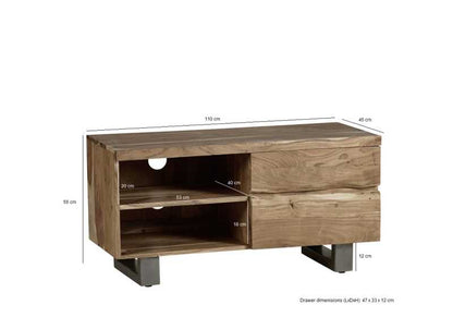 Baltic Live Edge 2 Drawer Small TV