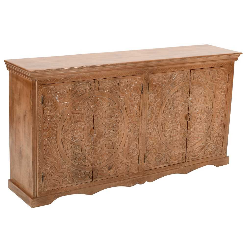 Artwork Mango Wood Sideboard Xl