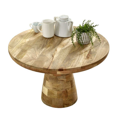 Brushwood Solid Wood Coffee Table Mushroom Style