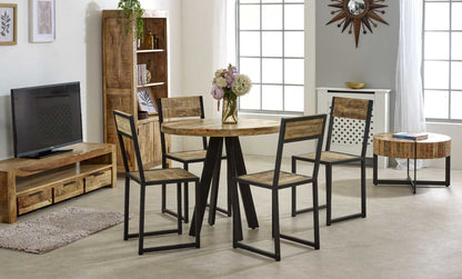 Brushwood Round Dining Table 4 Seater