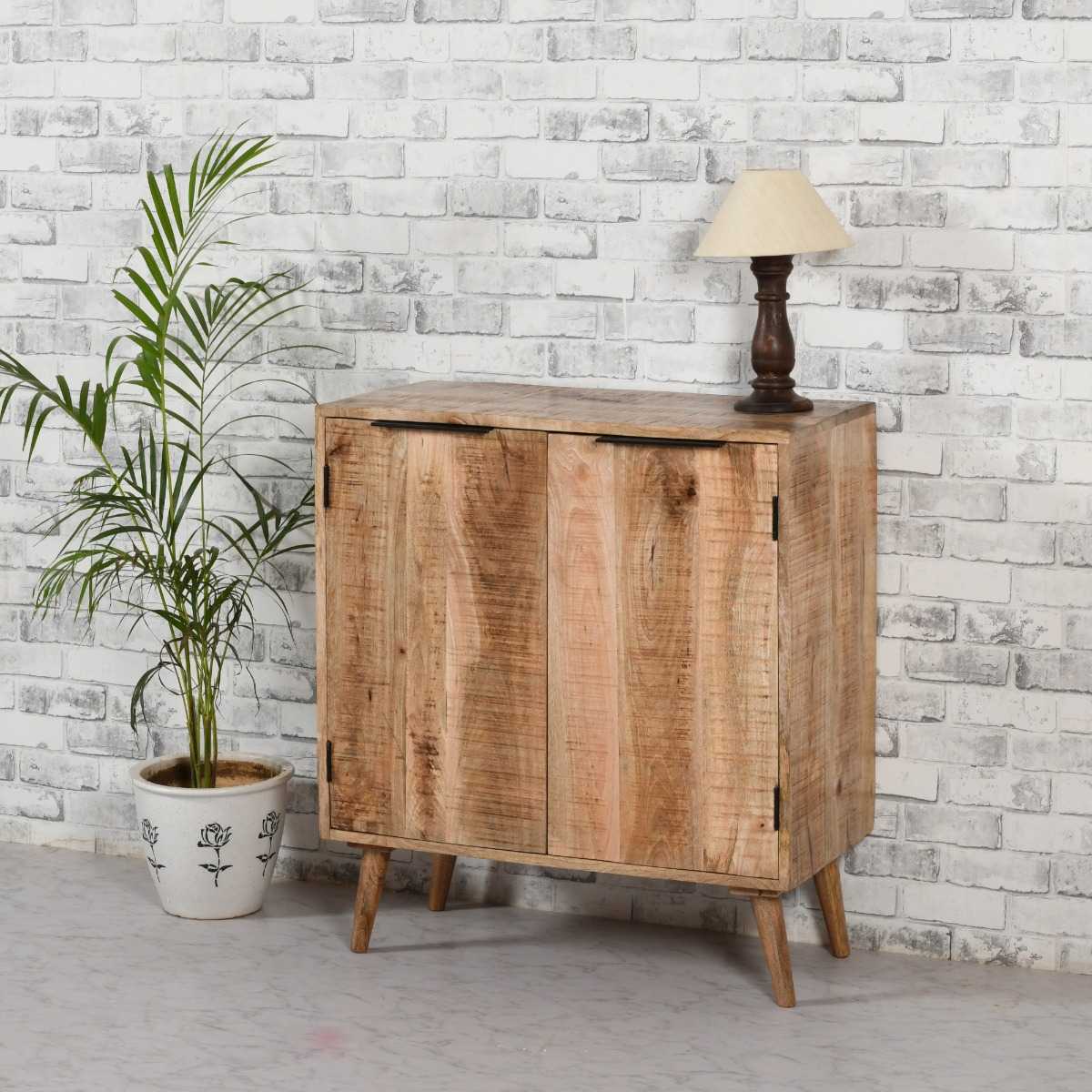 Brushwood Solid Wood Drinks Cabinet Sideboard