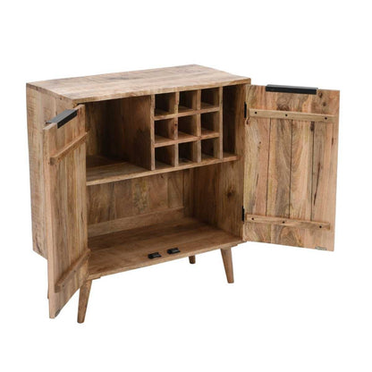 Brushwood Solid Wood Drinks Cabinet Sideboard