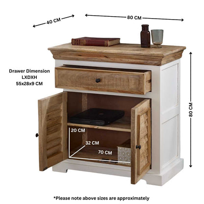 Alfie Wood Sideboard - 1 Drawer & 2 Doors