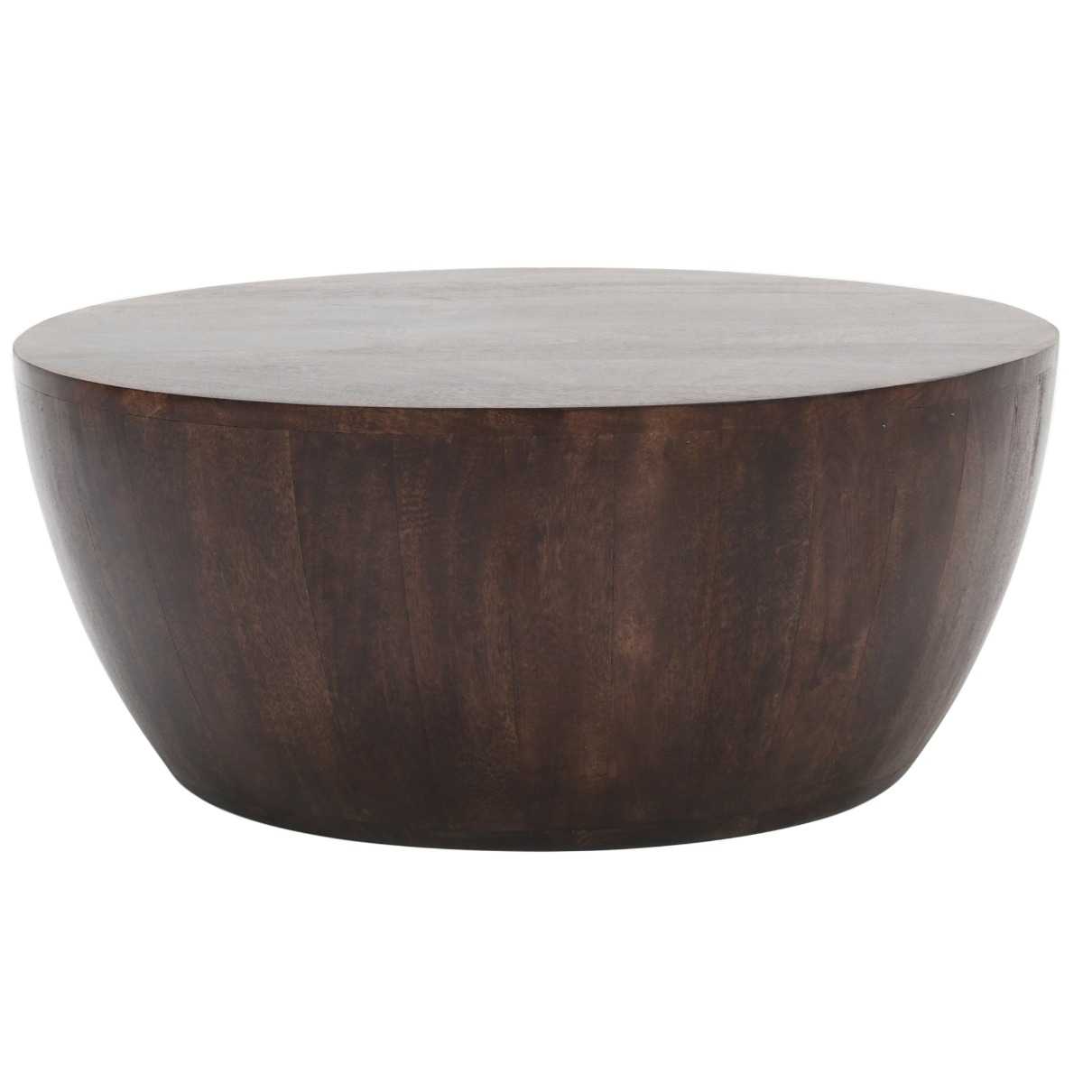 Lincoln Solid Dark Mango Wood Coffee Table