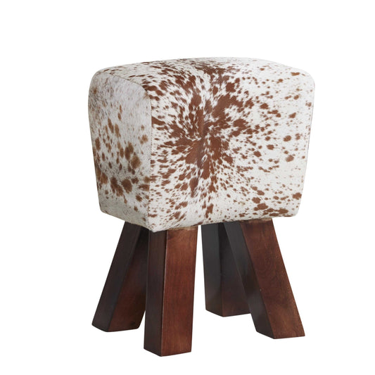 Cowhide Stool Natural