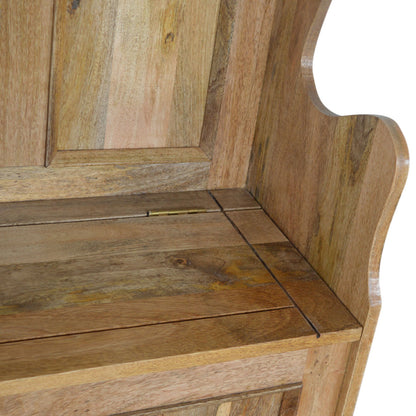 Small Monks Storage Bench